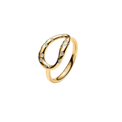 164676C01-56 PANDORA NAKIT Organically Shaped Stone-Set Statement ženski prsten 14k pozl CD/26
