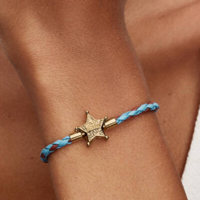 564605C01-S2 PANDORA Disney Pixar Toy Story Sheriff Star ženska narukvica 14k pozl CD/26 - 564605C01 2