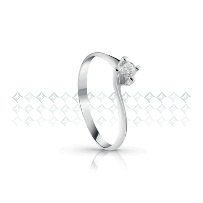 CP-AS01/007 CONTE PRIME Valentino prsten 18k zlato DI 0.07ct