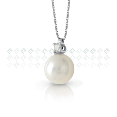 CP-CP-5/55/002 CONTE PRIME Perle ogrlica 18k zlato DI 0.02ct biser
