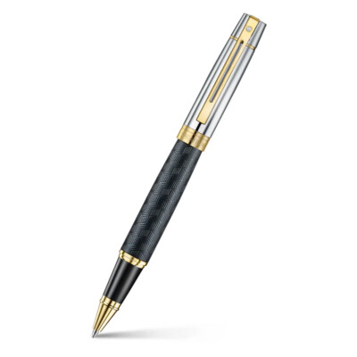 E1934751 SHEAFFER AKSESOAR 300 roler olovka mat crni reljef-sjajni hrom GT