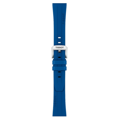 ON.T852044837 TISSOT RUBBER BLUE STRAP