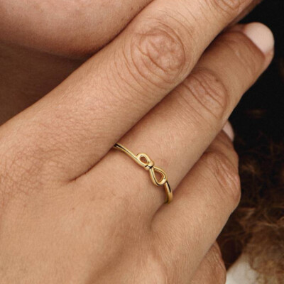 168898C00-56 PANDORA Infinity Knot ženski prsten,14k pozl CC/23 - 168898C00 2