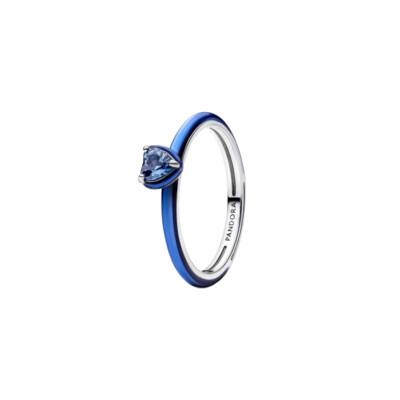 193088C03-52 PANDORA Blue Chakra Heart ženski prsten ME srebro 925 CA/26