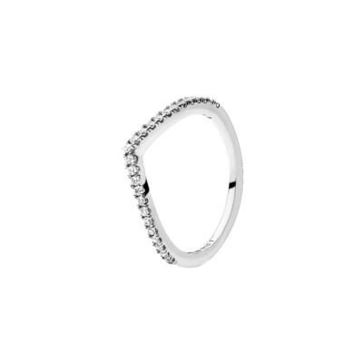 196316CZ-52 PANDORA Sparkling Wishbone ženski prsten