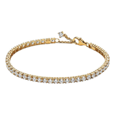 561469C01-16 PANDORA Sparkling Tennis ženska narukvica 14k pozl CG/23