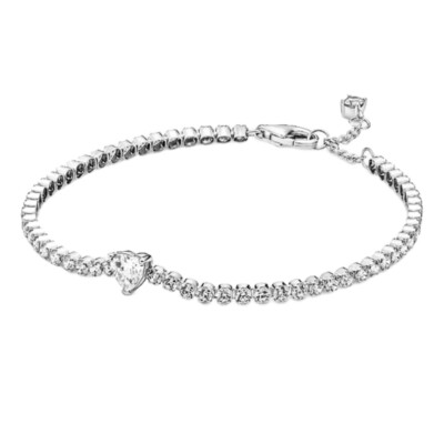 590041C01-16 PANDORA Sparkling Heart Tennis ženska narukvica