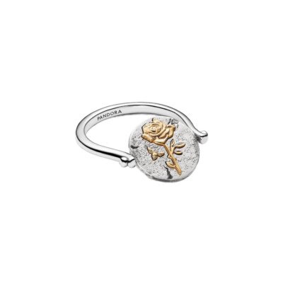 164811C00-54 PANDORA Rose Reversible Medallion ženski prsten 14k pozl CE/26 - 164811C00 1