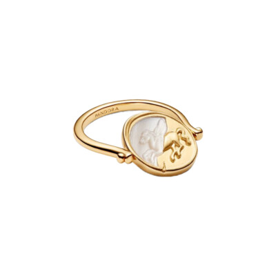 164812C01-56 PANDORA Pegasus Reversible Medallion ženski prsten 14k pozl CE/26 - 164812C01 1