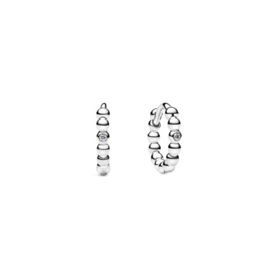 294823C01 PANDORA Beaded Huggie ženske minđuše srebro 925 CE/26