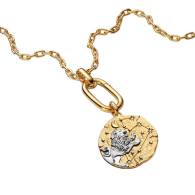 764996C01 PANDORA Leo Zodiac Oversized Medallion ženski privezak 14k pozl CE/26 - 764996C01 2