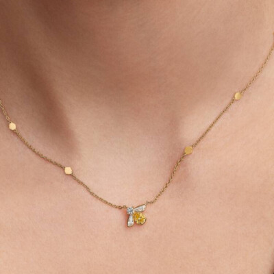 364560C01-45 PANDORA Honey Bee Pendant ženska ogrlica srebro 925 CC/26 - 364560C01 2