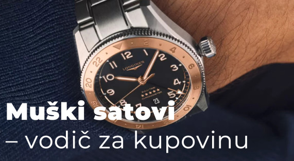 Muški satovi elegantnog, sportskog i svakodnevnog dizajna